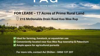 Horse Property for Sale - 215 McDonalds Drain Road Koo Wee Rup VIC 3981